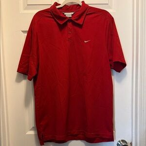 Nike Men's Bold Red Polo Shirt